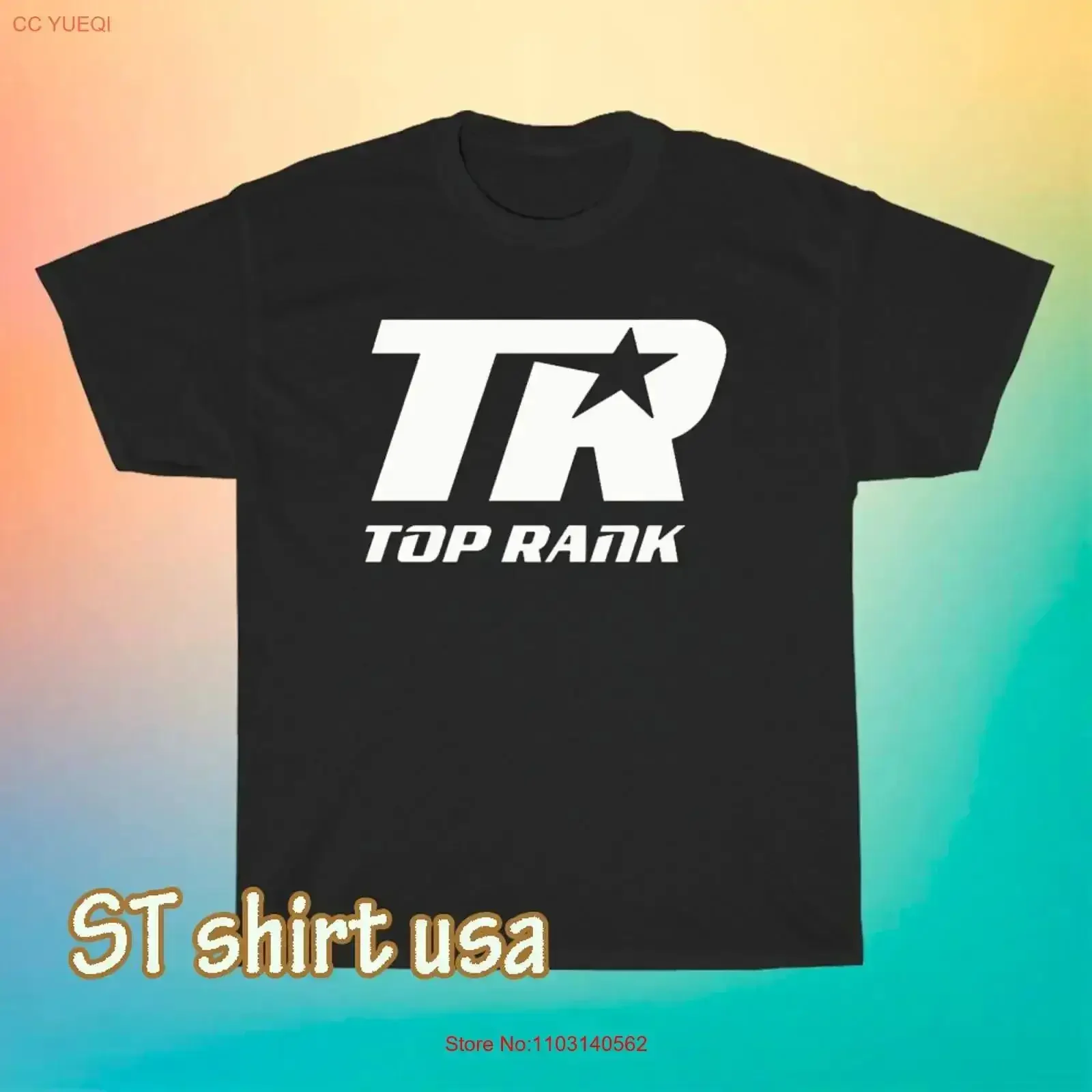 New top rank boxing logo T Shirt Funny Size S to 5XL vintage Washed Breathable Slightly For Everyday Wear graphic vintage