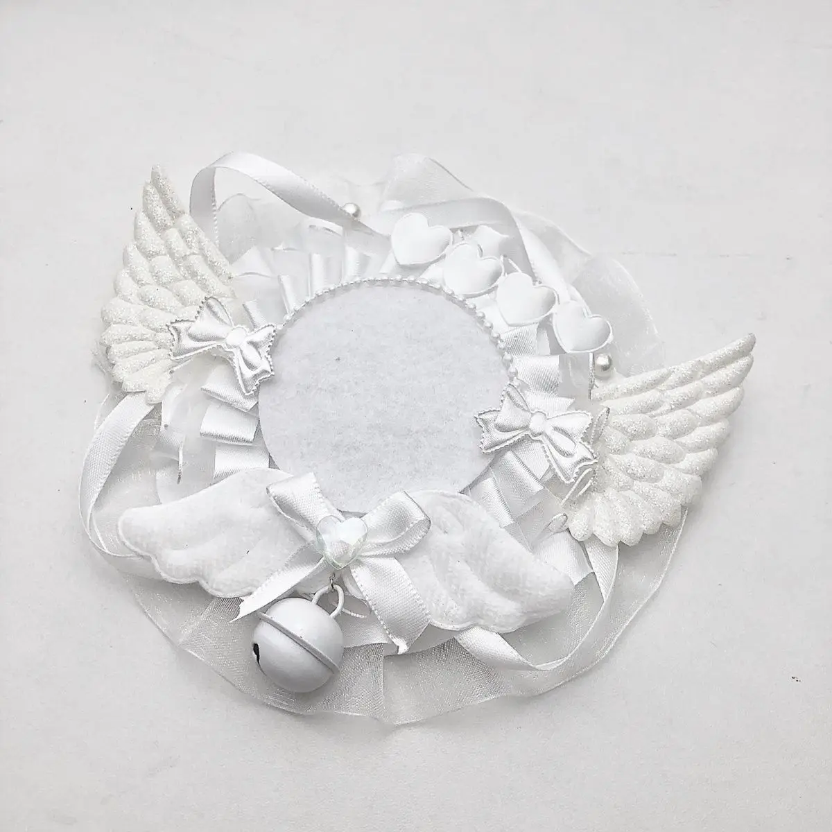 58mm 핀, 게임 애니메이션 상품 액세서리, DIY Ita 가방 필러 장식을위한 화려한 천사 날개 배지 홀더