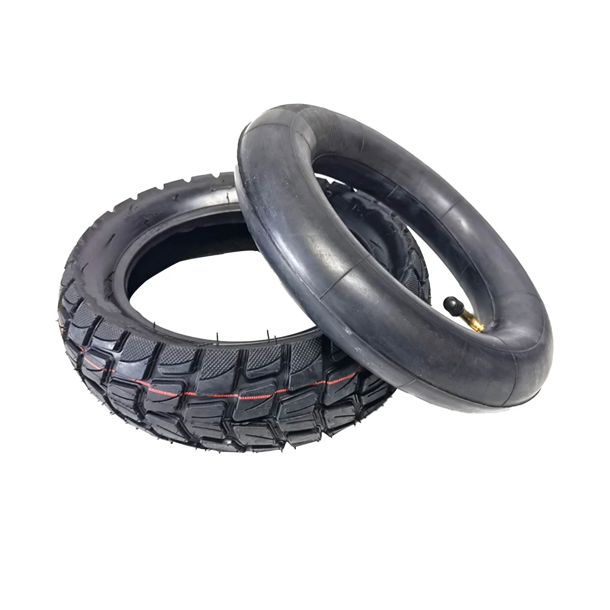 Tire Electric Scooter 80/65-6 Inner and Outer Tire 10-Inch Tire 10X3.0 Inner and Outer Tire Belt Road Model