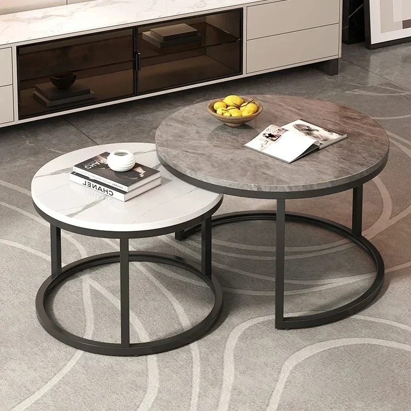 

Минималистичные современные журнальные столики, скандинавский простой гламурный круглый приставной столик, эстетичная уникальная мебель для дома Mesas De Centro Para Sala