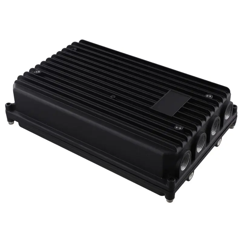 AP Bridge Amplifier Enclosure, Cast Aluminum Waterproof Box, Black, 260x167x68mm-A32R