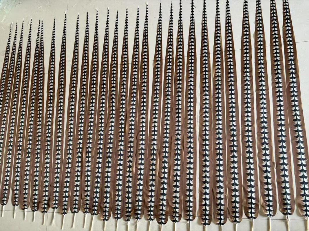10Pcs 70-150cm Artificial Imitation Chicken Tail Feathers,Decorative Feathers for Peking Opera stage performances