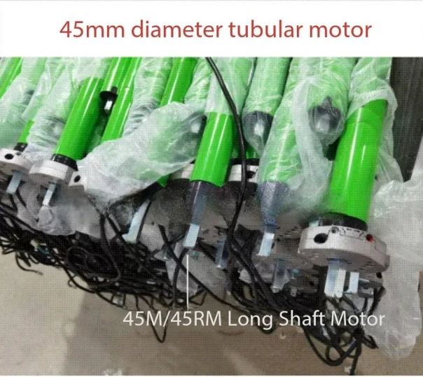 DM45RM 50/12 tubular motor for electric roller shutter doors/awnings, supports manual control  remote