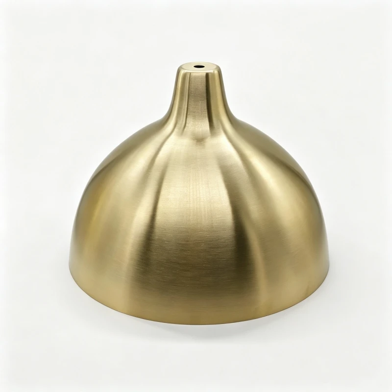 Brass Lamp Shade 285mm Diameter Brushed Brass Pendant Light Cover Replacement Lampshade for Dining Room Ceiling Pendant Lamp