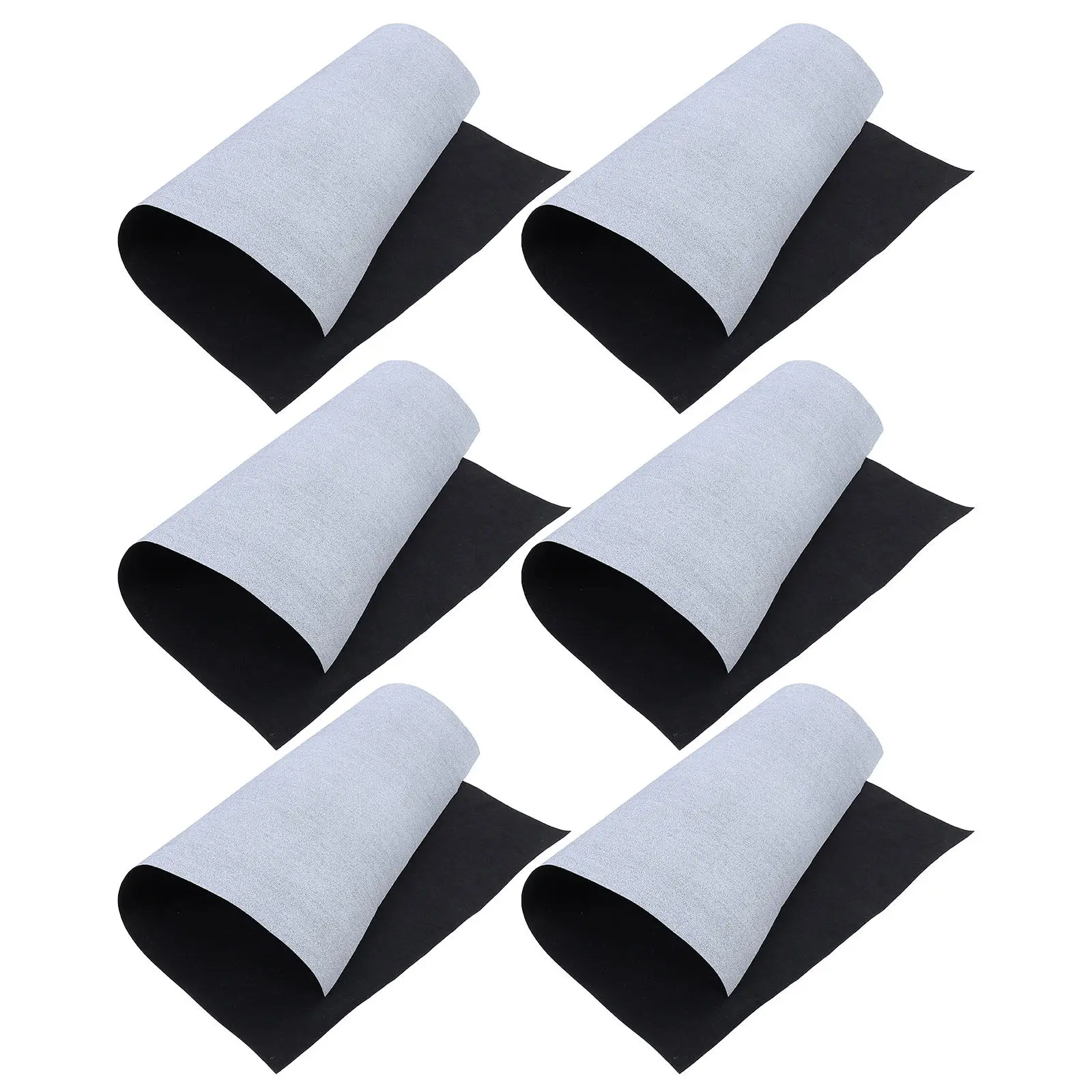 6Pcs Chinese Calligraphy Practice Cloth Reusable Water Drawing Mat Smooth Surface Lightweight Foldable for Beginners Students