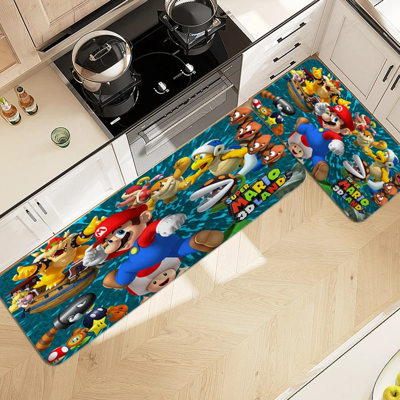 Custom Anime Rugs A-Marios Children's Bedroom Carpet for Home Entrance Floor Mats Front Door Mat Kitchen Treadmill Rugs Bath Rug