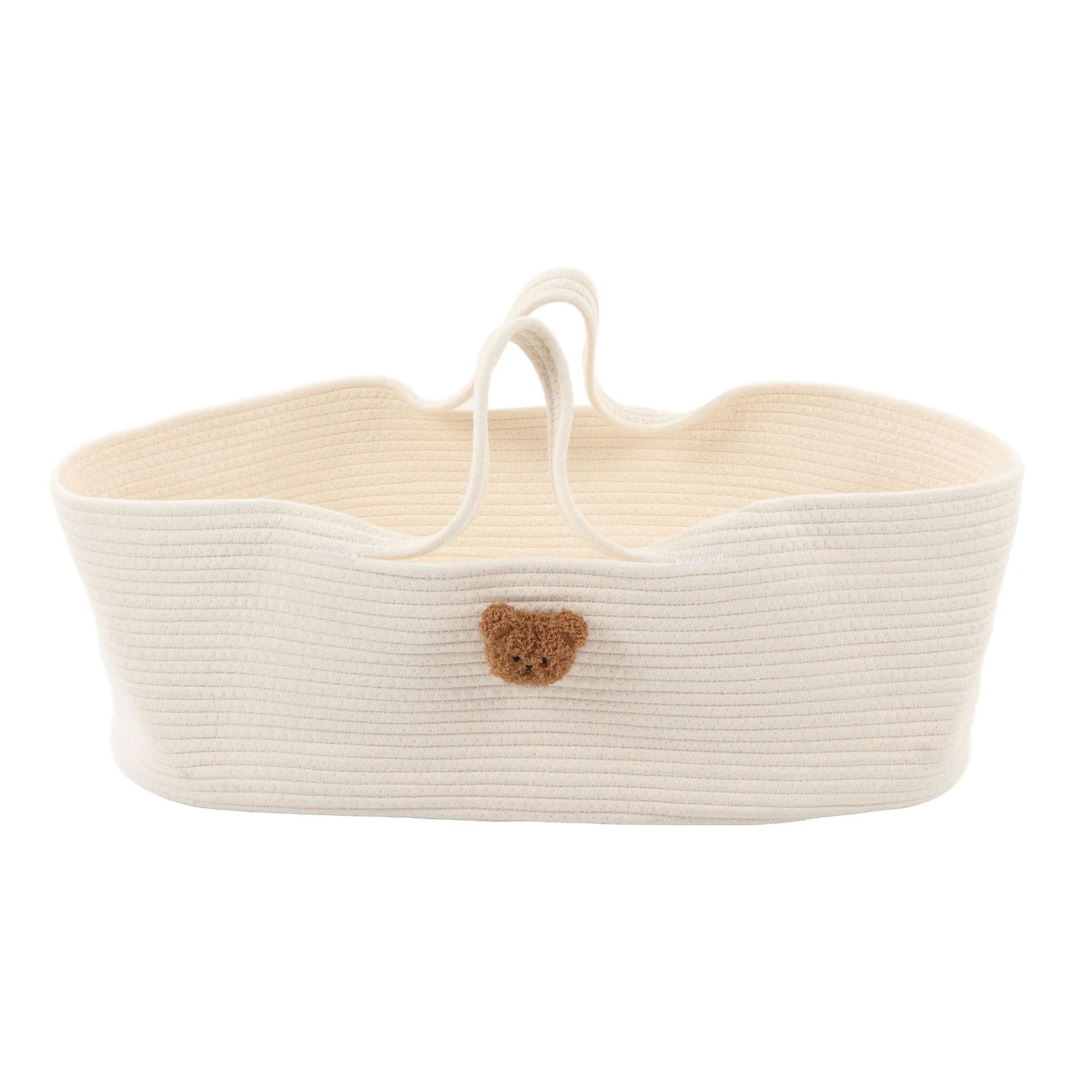 Baby Sleeping Basket Foldable Cartoon Safety Portable Cotton Baby Carrying Basket