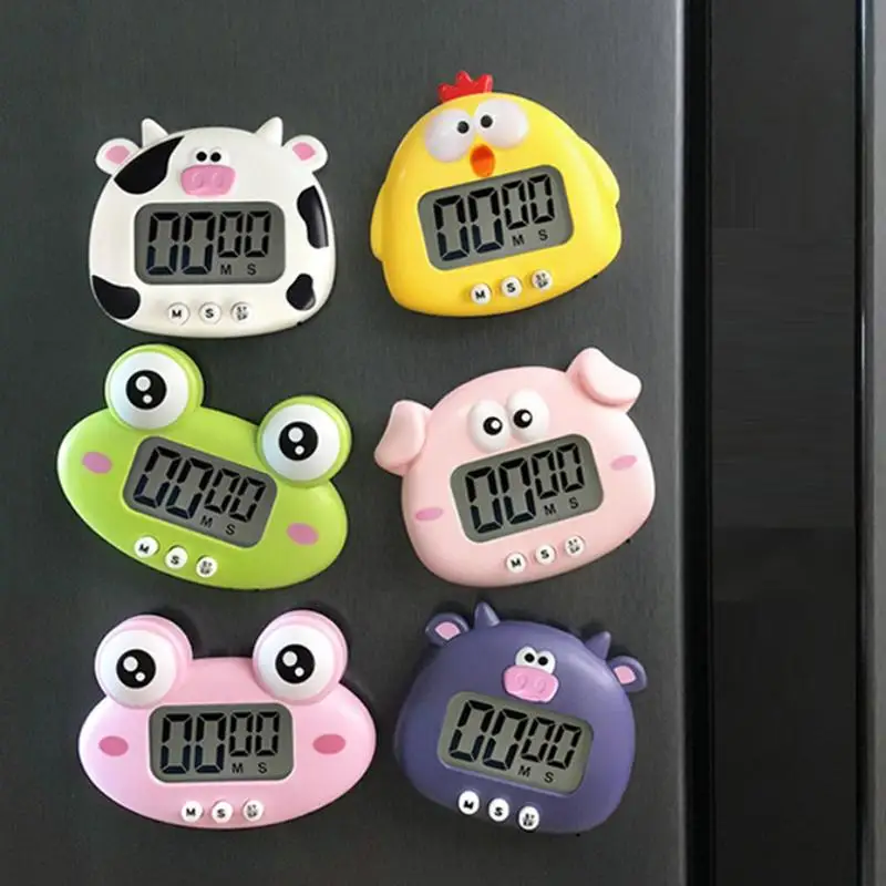 Digital Timer For Kid Study Kitchen Countdown Alarm Clock Child Study Timer Cute Animals Timer Kitchen Cooking Gadgets Gift