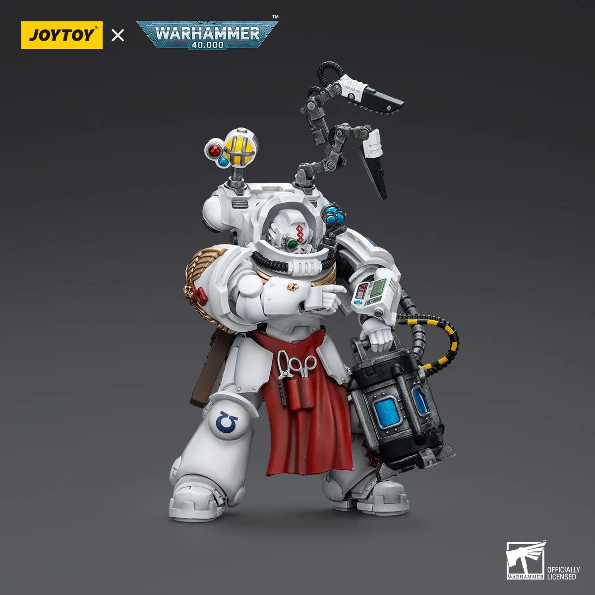 JOYTOY Warhammer 40K figurines 1/18 Ultramarines apotécaire Biologis modèle jouet garçon cadeaux 3.75 pouces