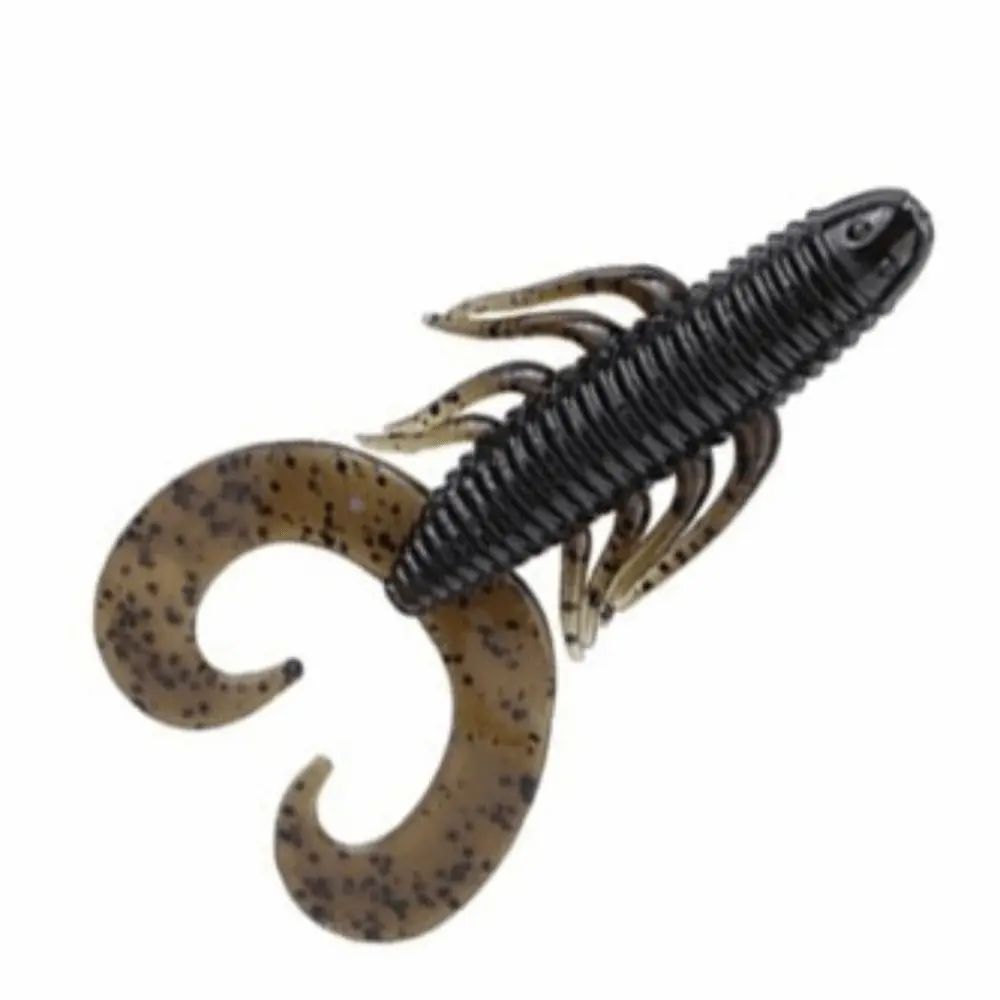 

25PCS Durable 3 Colors Worm Crawfish Lure Soft PVC Shrimp Bass Lure Multiple sizes Fishing Baits Freshwater Fishing