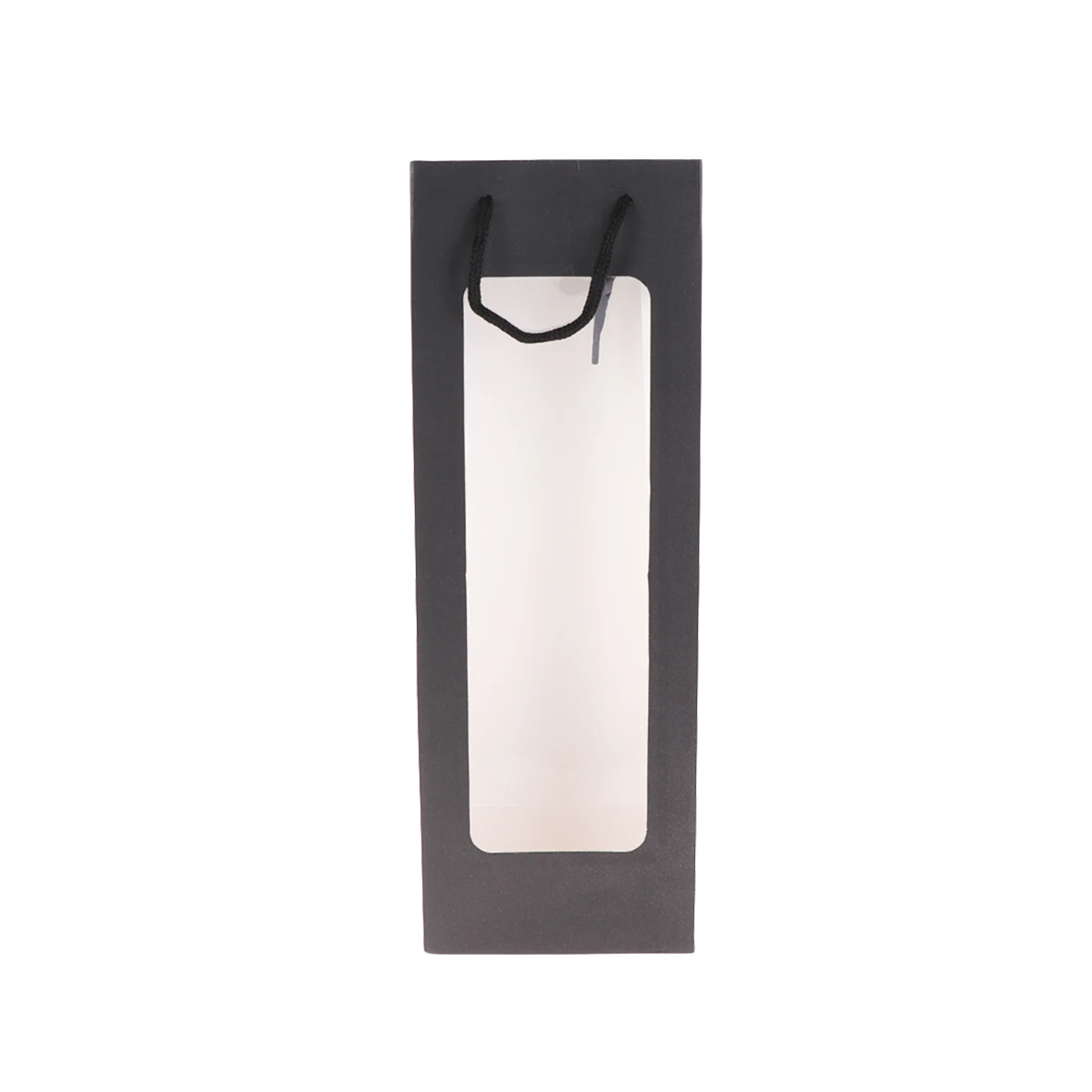 

12 Pcs Bags Christmas Favors Bag Thick Reusable Black Kraft Paper Gift Bottle Carrier Storage Bar Tool
