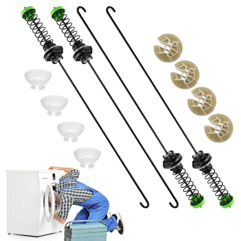 

Washer Suspension Rods Washing Machine Suspension Rod Kit Parts Replacement Washer Shock Absorber Replacement Kit