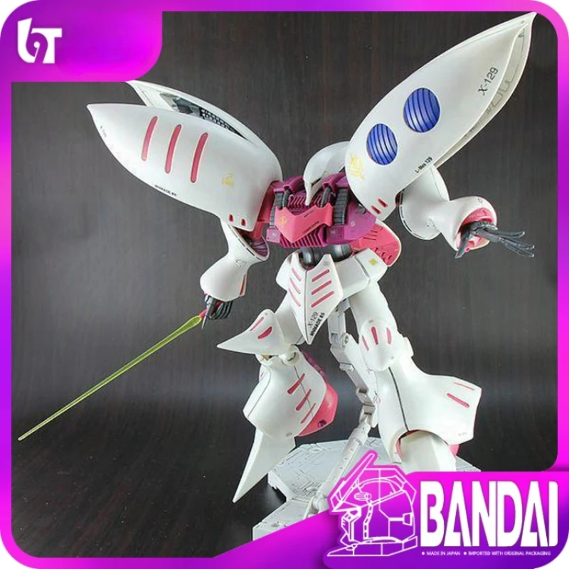 In Stock Bandai 1/100MG White Kabini AMX-004 Kabini Harman with Gundam Assembly Model