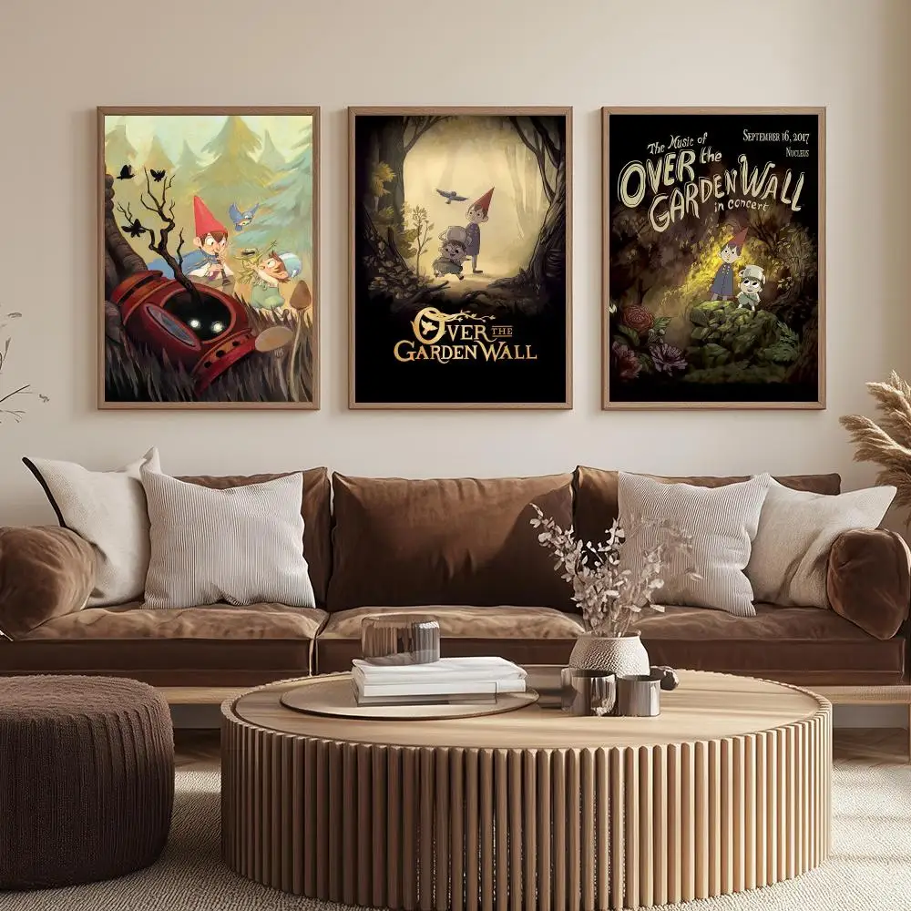 Animation O-Over the Garden Wall Poster Modern  Wall Art Aesthetic Minimalist Bedroom Decor Cafe Home Gift PP
