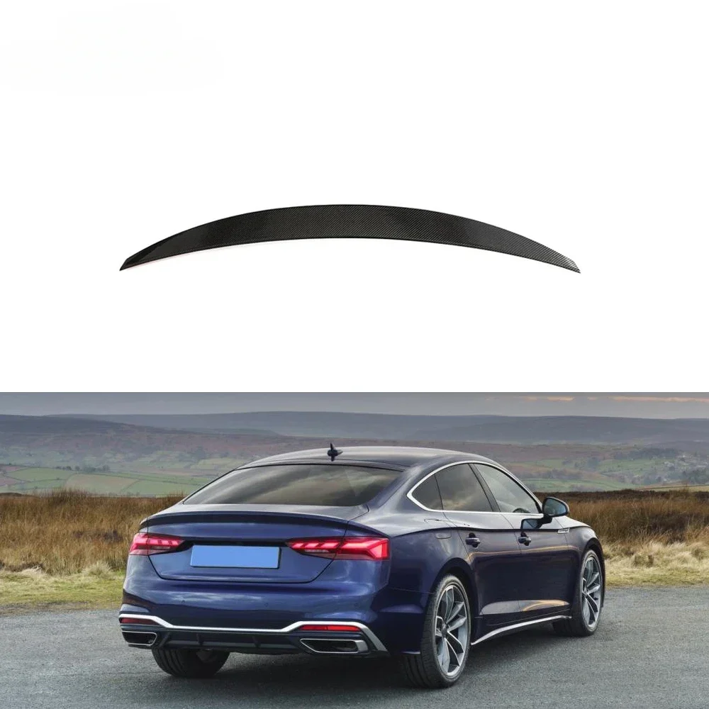 

Pure Carbon Fiber S5 Car Rear Spoiler for Audi S5 B9 A5 SLINE Sportback 4-Door 2017-2022