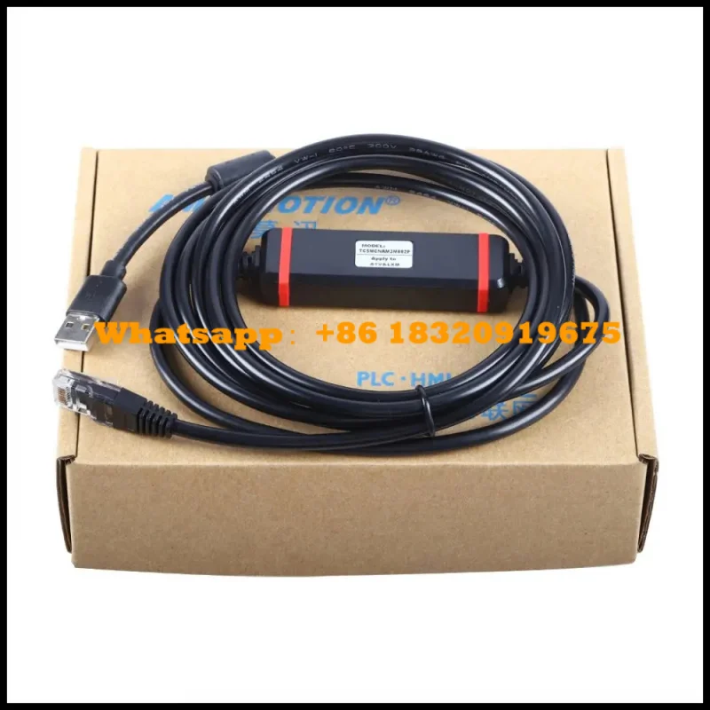 Adecuado para Schenider convertidor de frecuencia ATV VFD LXM Servo Cable de depuración Lexium Motion Servo XBT N/R/RT M238 TCSMCNAM3M002P