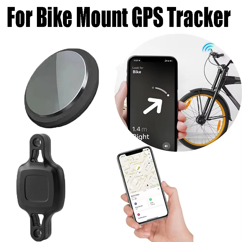 Rastreador GPS con timbre de bicicleta para Apple AirTag, rastreador GPS para bicicleta, dispositivo antipérdida resistente al agua, localizador Global antirrobo