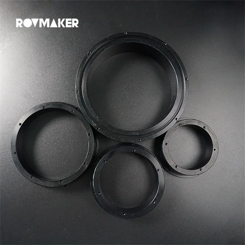 ROVMAKER Watertight O-Ring Flange For ROV Underwater Robot Aluminum Alloy Sealed Cabin of Remote Operated Vehicle