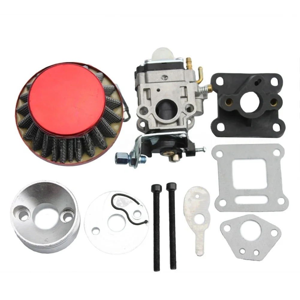 

15mm Carburetor Rebuild Kit With Air Filter For 2-Str 47cc 49cc Mini Motorcycle Air Filter Set Compatible Carburetor