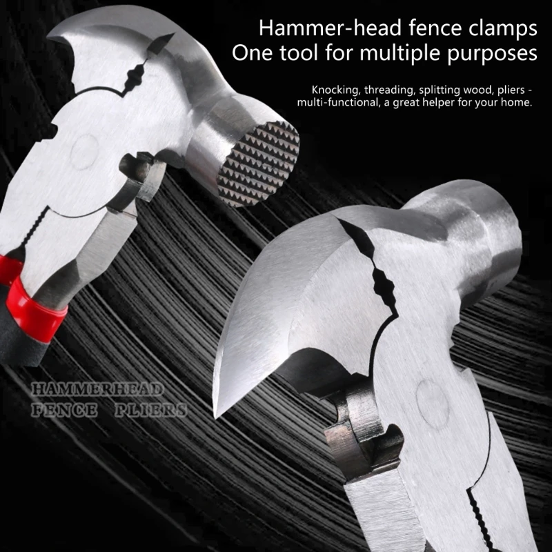 أداة التواء أسلاك الفولاذ الكربوني متعددة الأغراض مريحة لإصلاح السياج والتيلة وإزالة عمل مزرعة البستنة بطول 27 سنتيمتر A2BB