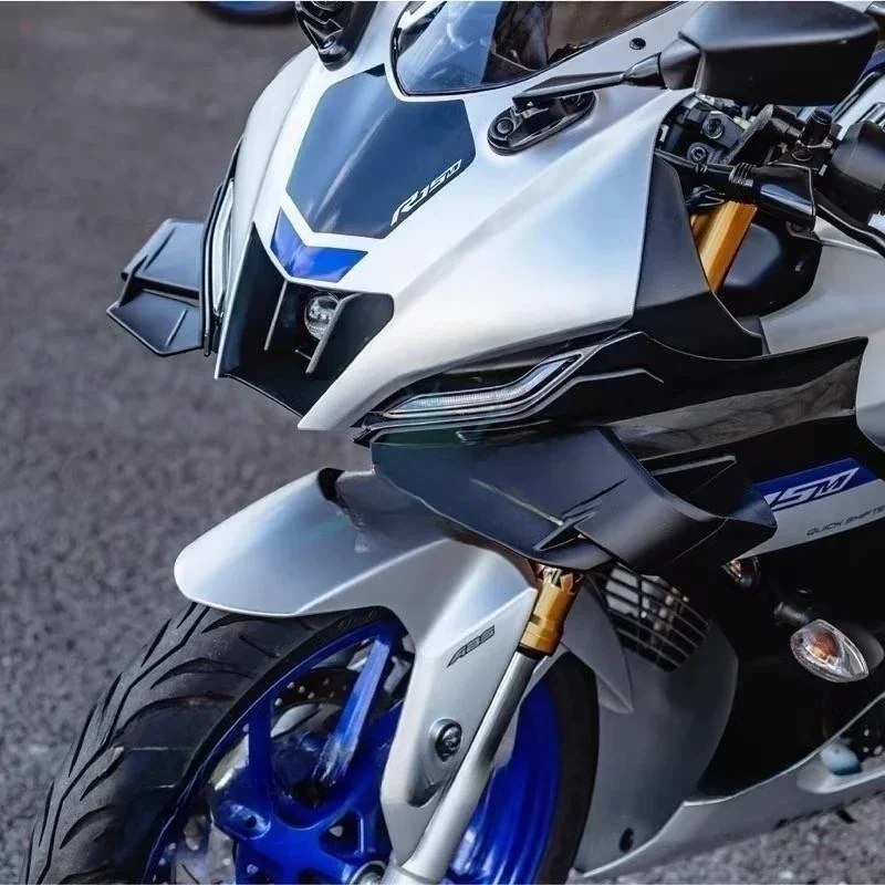 For YAMAHA R15 YZF R15 YZFr15 V4  2022 2023 1pair Fixed Wind Wing Motorcycle Wing Aerodynamic Fairing Accessories