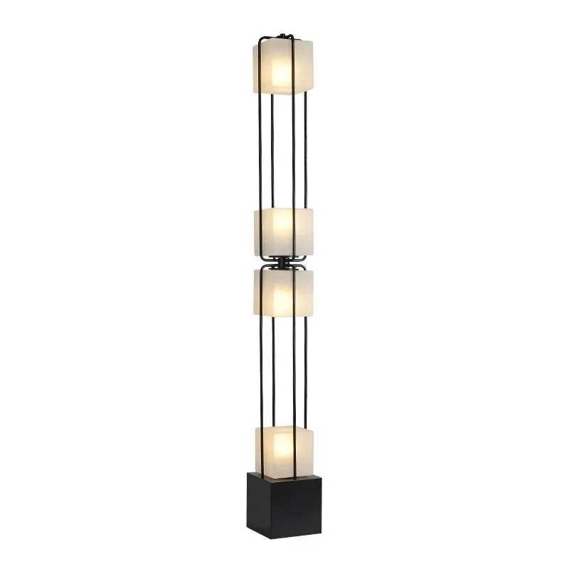 

Postmodern light luxury marble, floor lamp, designer living room study, bedroom bedside exhibition hall, soft floor lamp