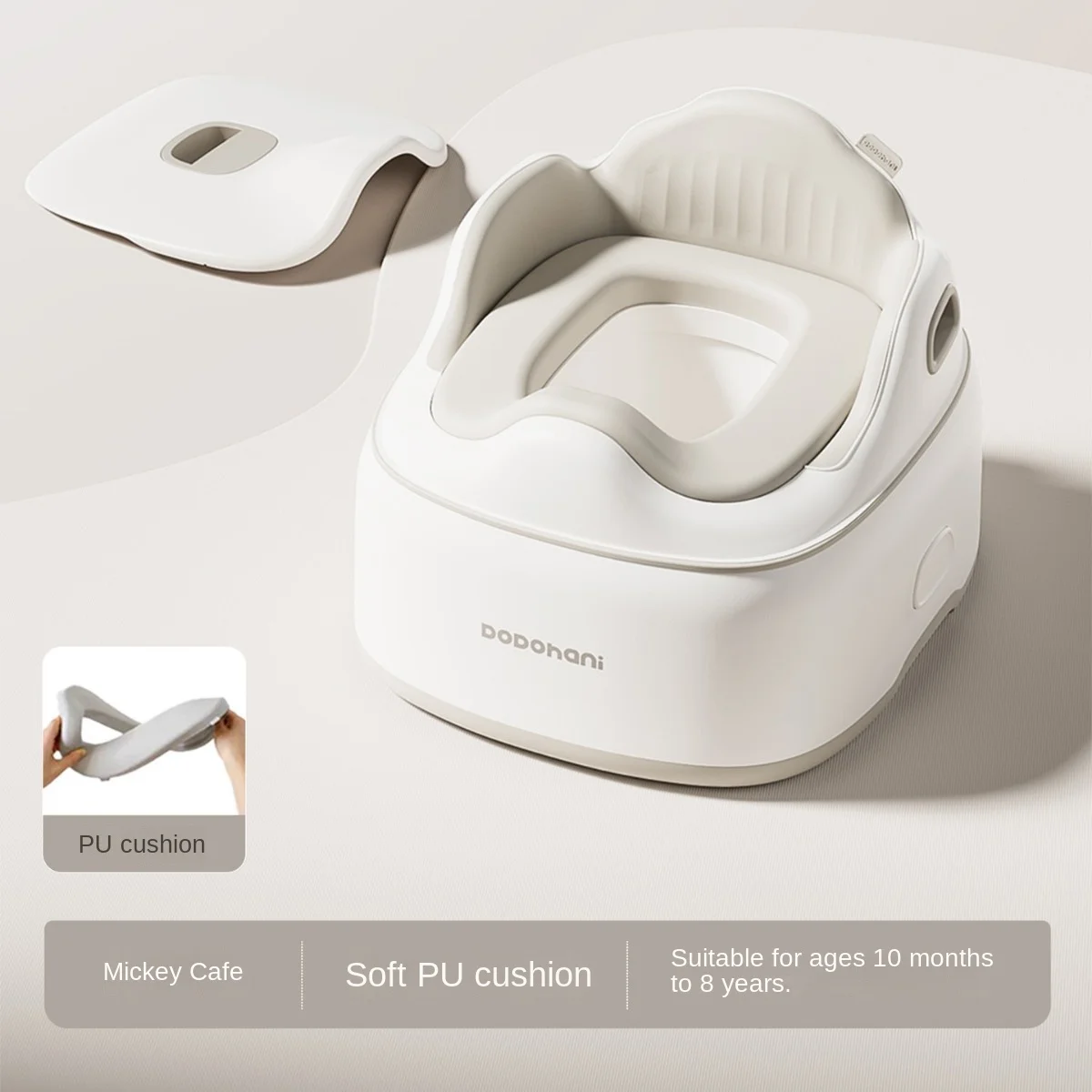 Children's Toilet Seat with Comfortable PU Cushion: Multifunctional, Removable Potty for Potty Training