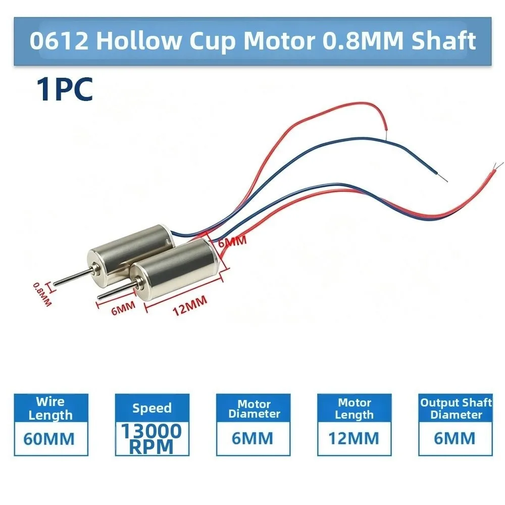 412 612 614 716 720 8520 1015 1020 DC Motor Multistyles Metal High-Speed Coreless Motor 3-3.7VDC Motor