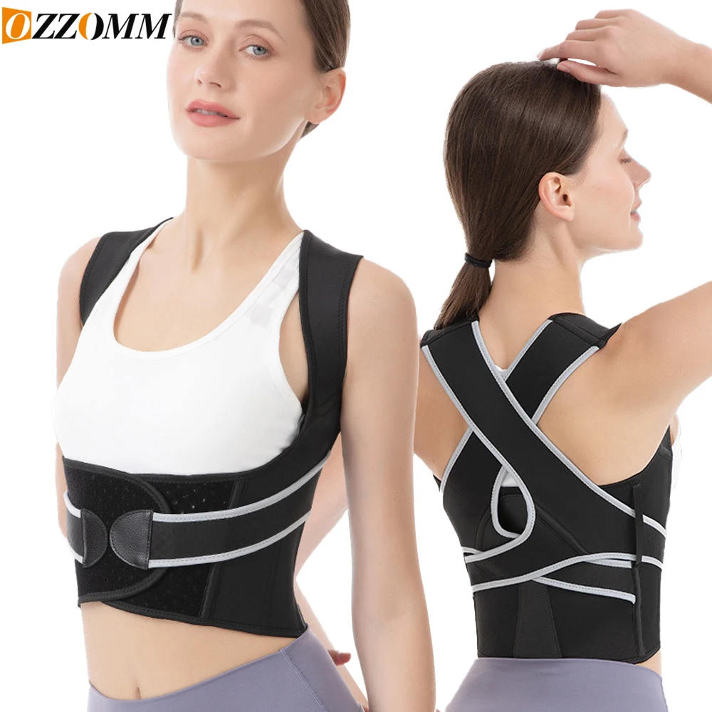 

1 шт., корректор осанки для спины для женщин и мужчин, облегчение боли в пояснице, мгновенный корректор осанки для спины - сколиоз