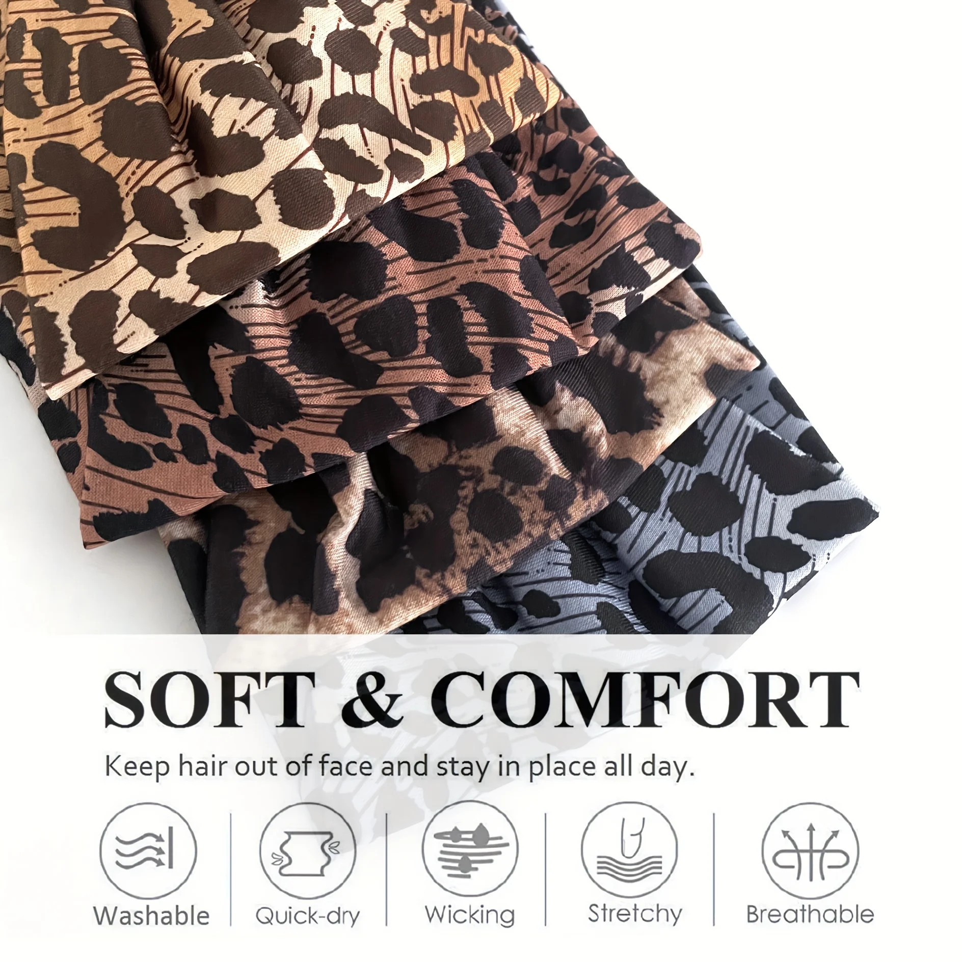 

4-эластичные противоскользящие и влагопоглощающие повязки на голову для йоги, аксессуары для спортзала, спорта и отдыха,