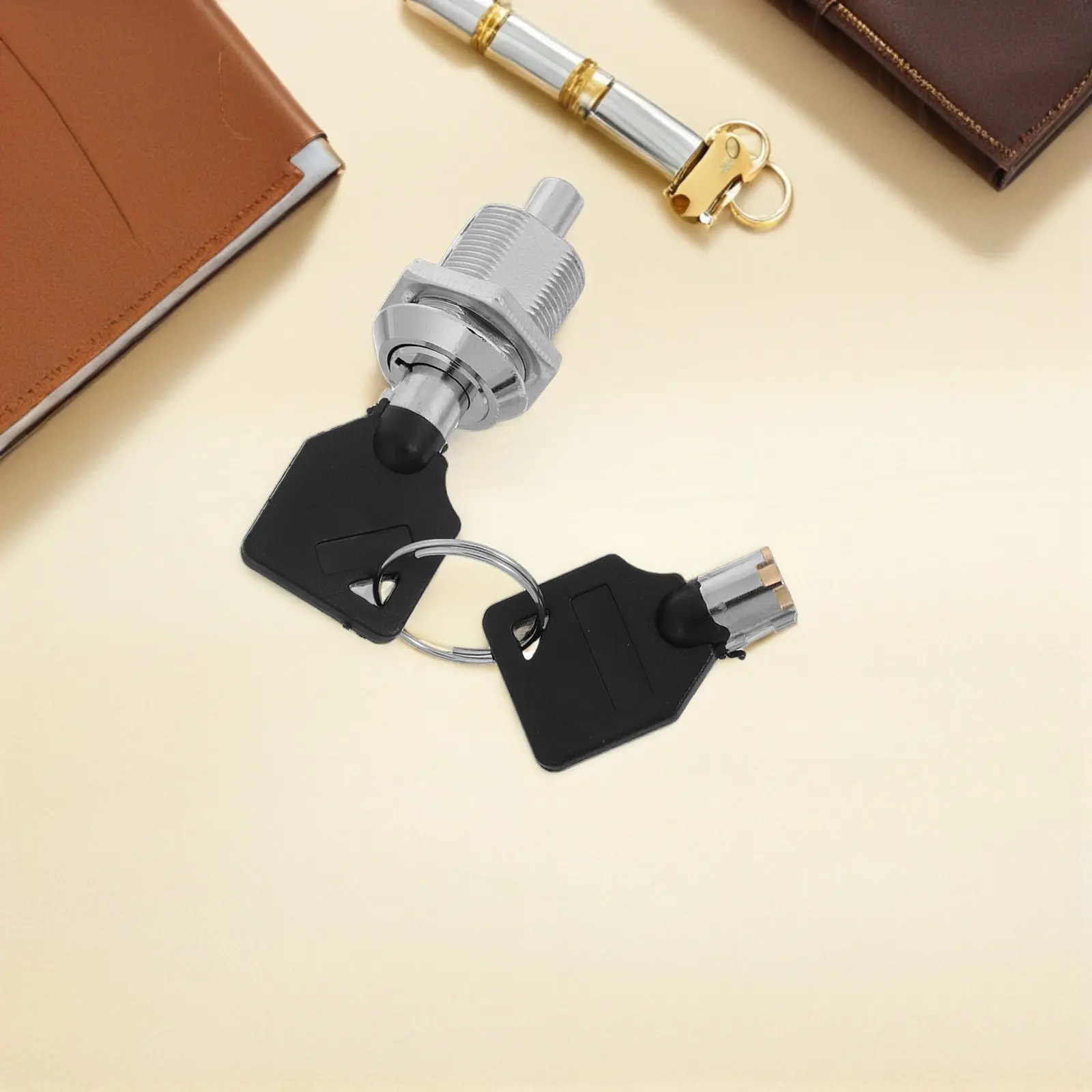 1 Set/2Sets Cabinet Locks With Keys Bubble-gum Machine Cylinder Cam Candy Machines Compartment Replacement Gumball