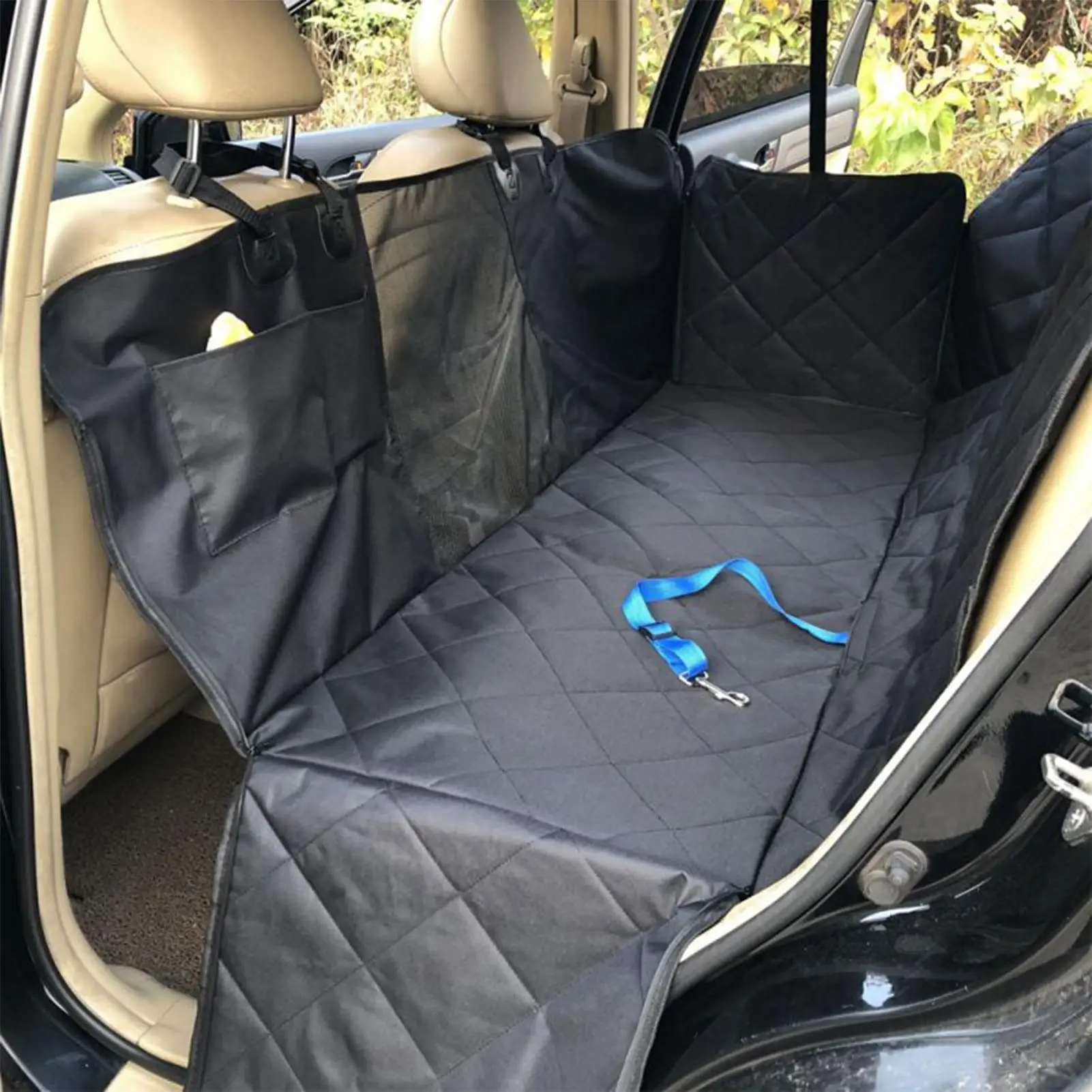 Waterproof Dog Car Seat Cover Scratch Proof & Non-Slip Back Seat Protector, Full Coverage Mat for auto SUV Truck to Keep Clean