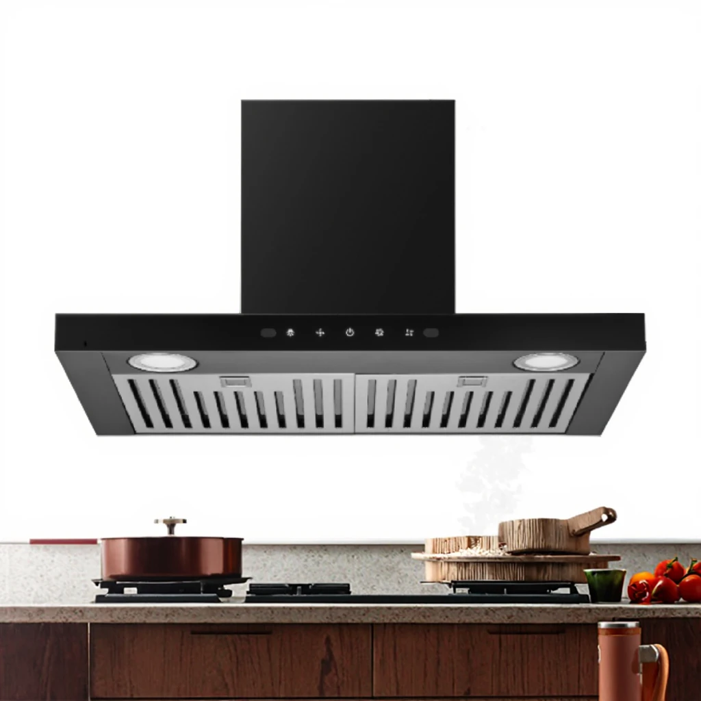 ALK المحمولة المنزل الذكي المطبخ شفاط المطبخ الجانب الحائط النازع طباخ هود