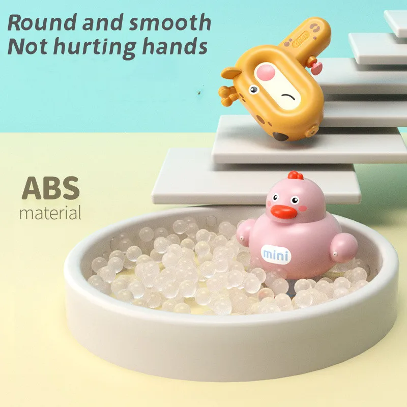 랜덤 1개 어린이 물총 장난감 아기 여름 해변 수영장 놀이 물 스프레이 만화 동물 공룡 물총 장난감