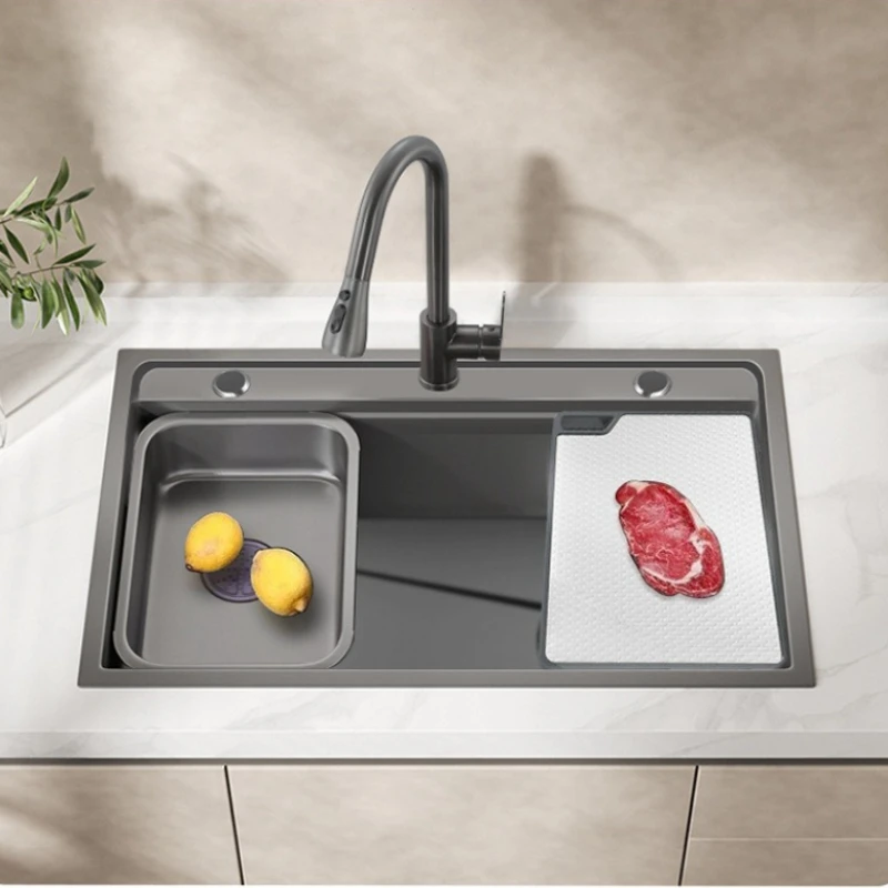 Stainless Steel Kitchen Sinks Thickened Body Convenient Kitchen Sinks Operation Home Improvement Lavelli Da Cucina ZY40SC