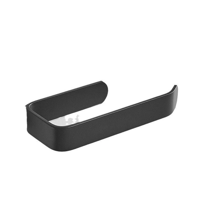 1pc Self-Adhesive Towel Rack Wall Mounted Bathroom Items Bathroom Towels Holder Hanger Without Punching Toilet Paper Holder