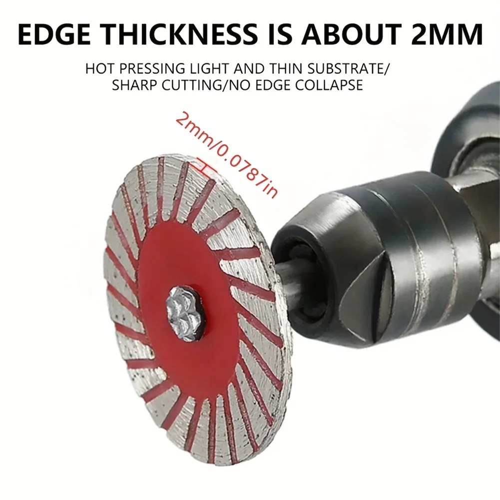 

1pc 6mm Mini Cutting Wheel Disc For Rotary Tool, Circular Saw Blades, Grinding Wheels Disk With Mandrel, Rotary Tool Acc Dspiae
