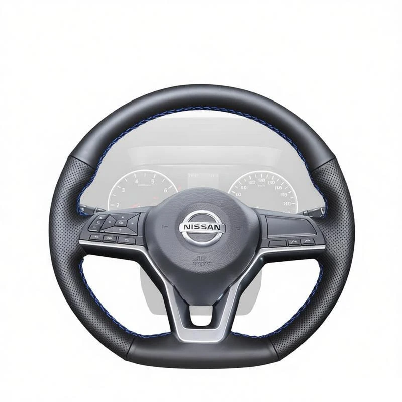 

Кожаный чехол на руль автомобиля для Nissan Sylphy ‌ Qashqai X-trail 2020-2025 Kicks Juke 16-24 Teana Micra LEAF 2019