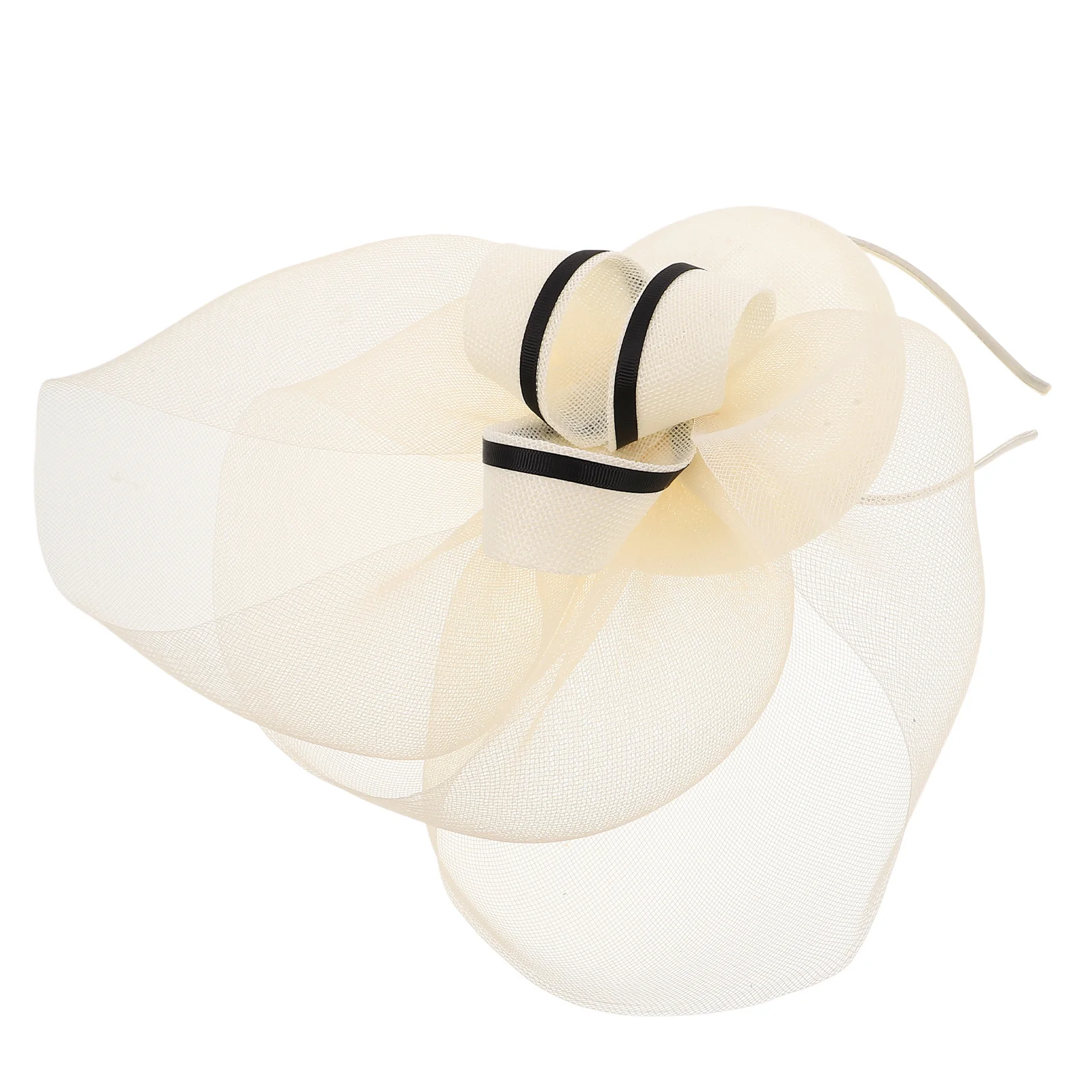 

Элегантная пернатая шляпа-волшебник с шлейфом, свадебный головной убор, аксессуар для свадебной вечеринки, банкета, чая, декоративная шляпа