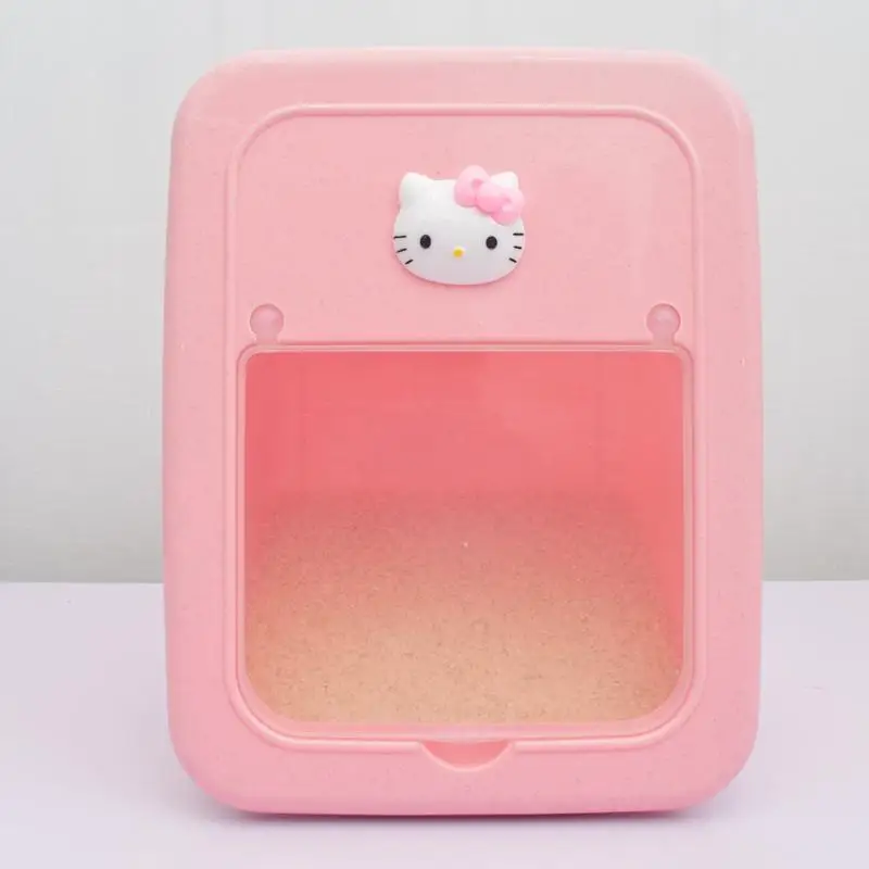 Hello Kitty 10Kg Sealed Rice Bucket Sanrio Anime Thicken Whole Grains Household Storage Tank Large Kitchen Storage Container