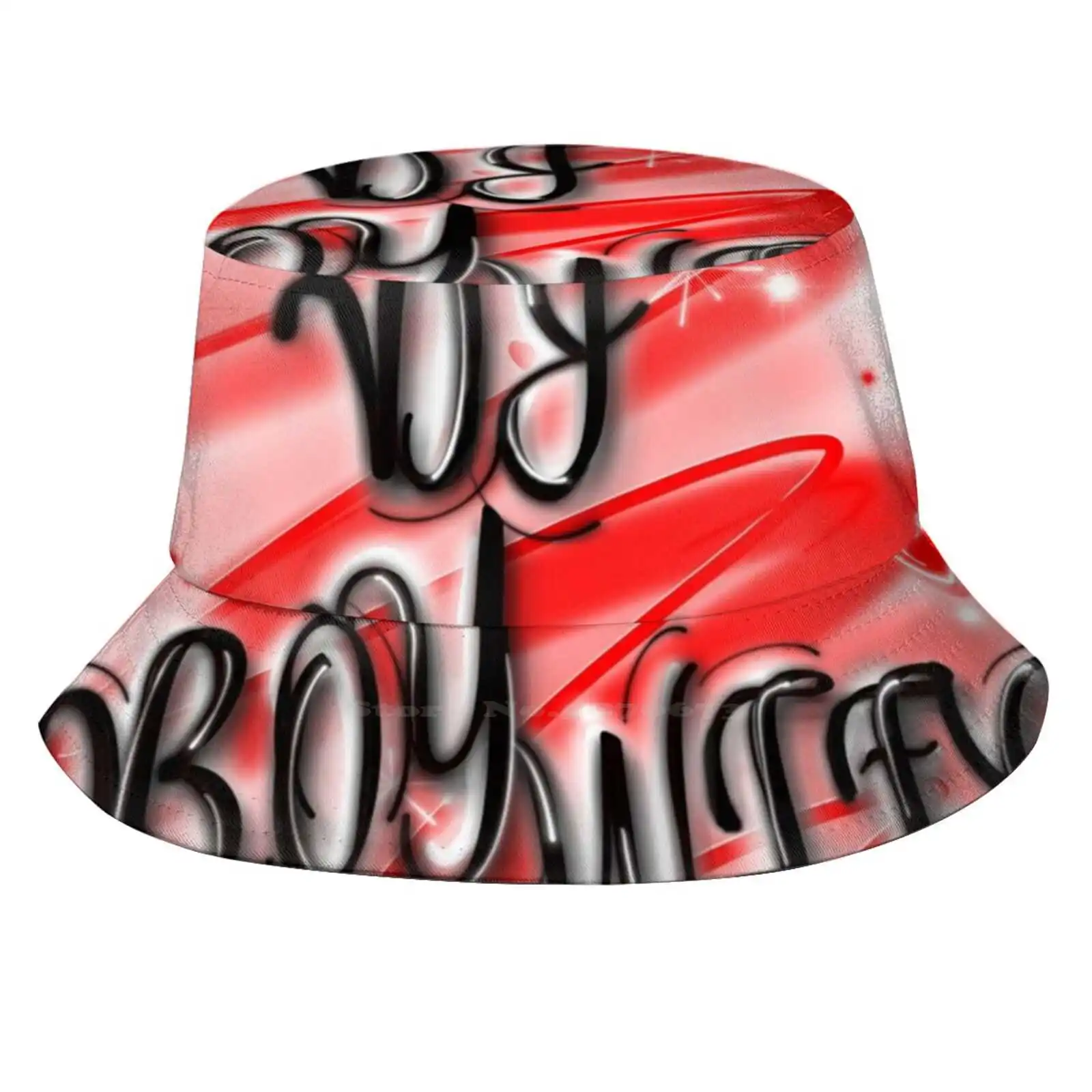 Airbrush ( Red ) Unisex Fisherman Hats Bucket Hats