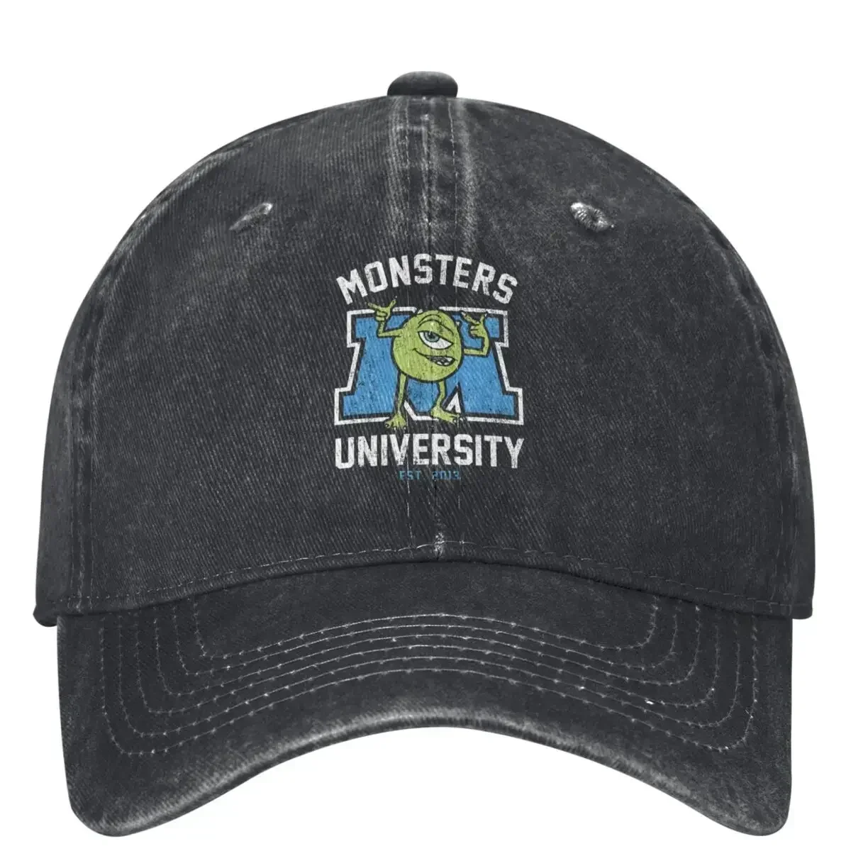 Female Sunshade Trucker Dad Hat Hiking Fishing Baseball Caps Pixar Monsters University Mike Collegiate Logo Baseball Cap