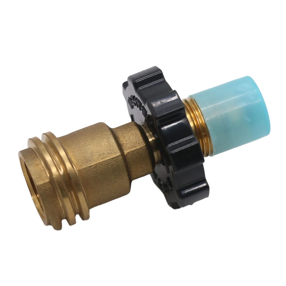 A Smart Addition For Campers Sturdy BRASS PROPANE TANK ADAPTER Includes A Handy Tool To Change Connections Smoothly