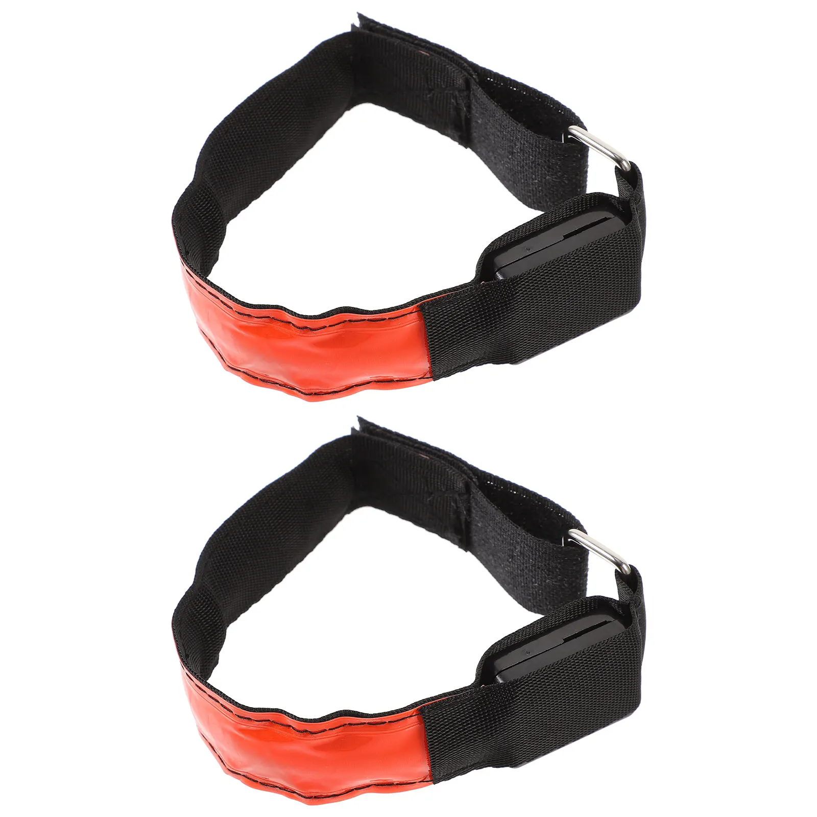 

2 pcs LED Glow Armb s Reflective Lightweight Soft Flexible PVC Night Running Jogging Outdoor Sports