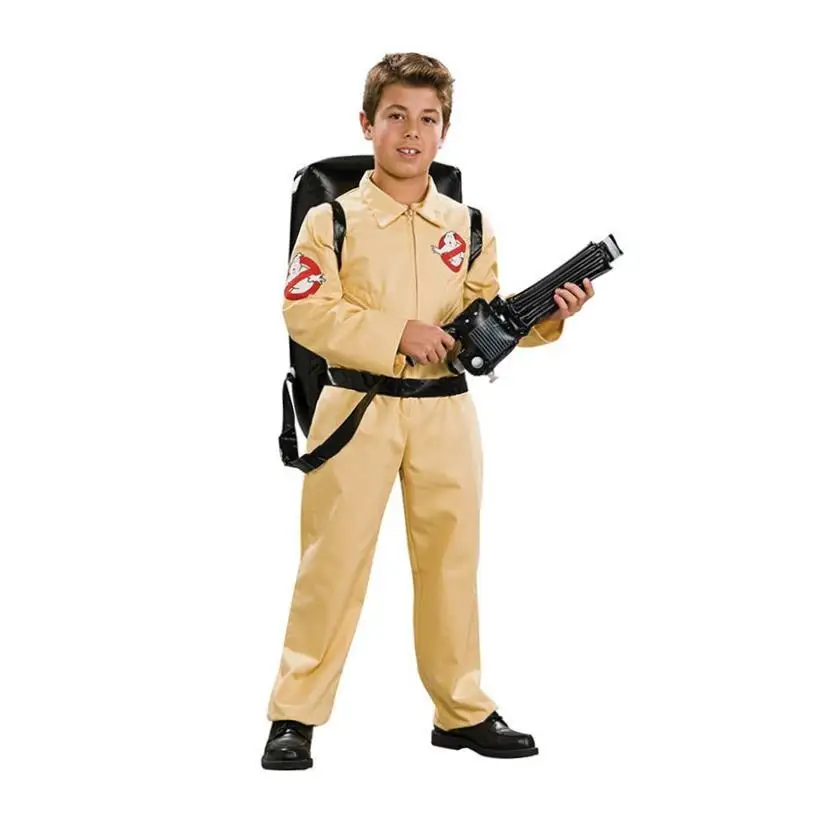 ชุดคอสตูมฮาโลวีนสำหรับเด็กผู้ชาย กระโปรงทรงเอไลน์ 3 มิติ แขนยาว คอทรงกลม ชิ้นเดียว