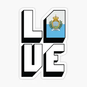 Personalisierte Kreativität SMR San Martin Bandeira Karte, Liebesaufkleber, Fahrrad Vinyl, Moto, Laptop, Van, Helm, Laufen, Auto, Fensterabziehbilder 6 Hauptverkäufe San Marino Helm - №2