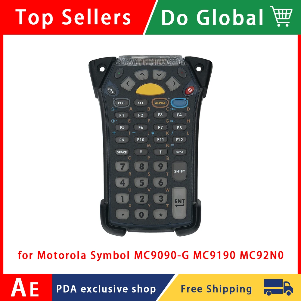 Substituição do teclado para Motorola Symbol, MC9090-G, MC9090 Series, 43 chaves, frete grátis