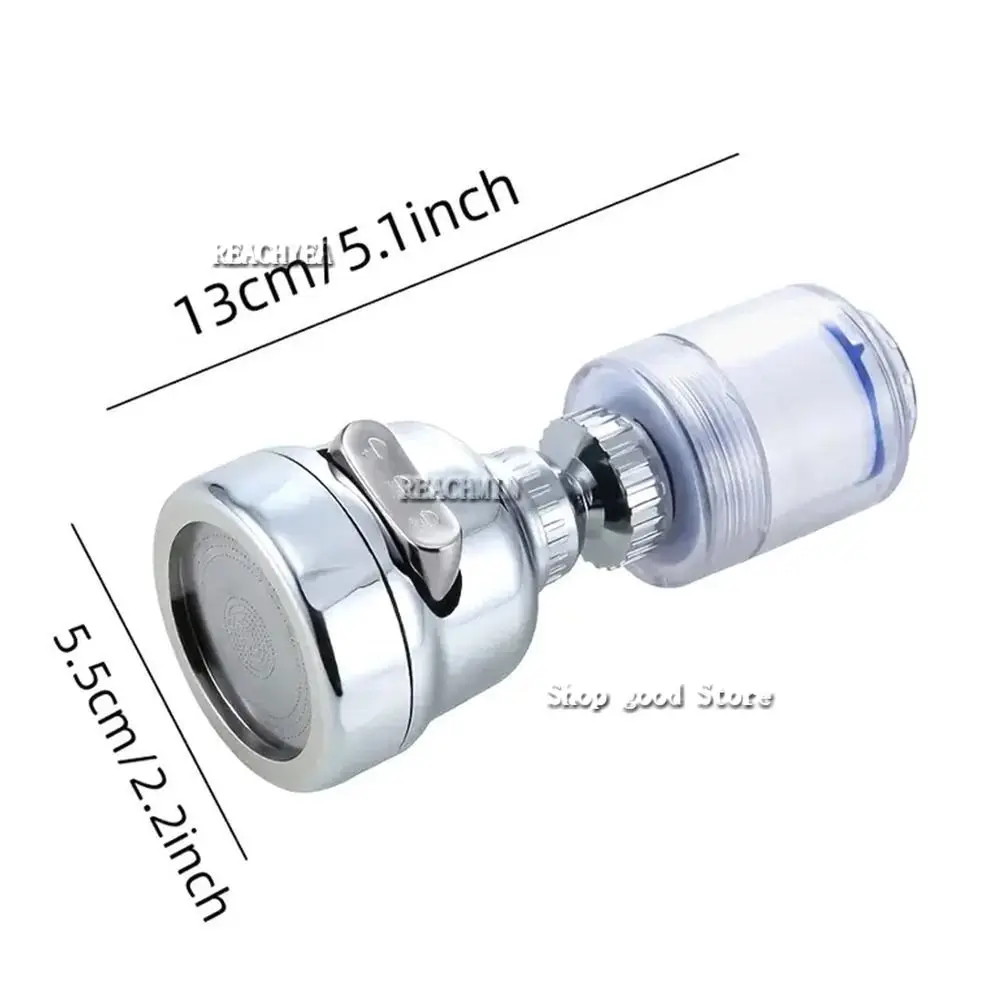 3 Modes Faucet Aerator Adjustable Pressure Water Diffuser Bubbler Water Saving Filter Shower Head Nozzle Tap Extension Connector