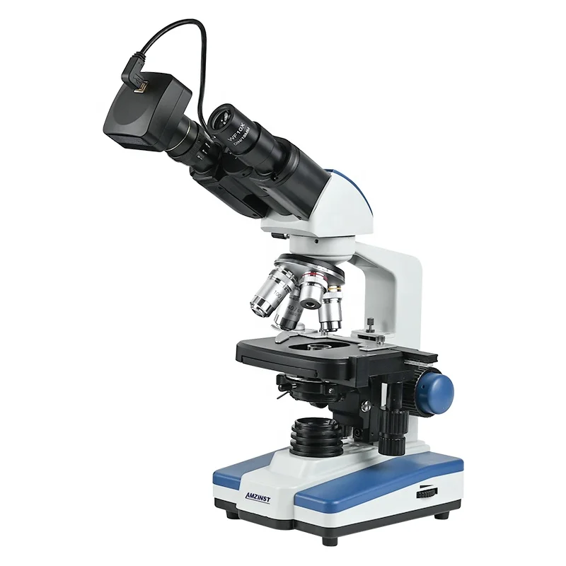 

NK210B-PH5.1S 40X-2500X Binocular Biological Compound Microscope With 5.1M CMOS C-Mount Microscope Camera