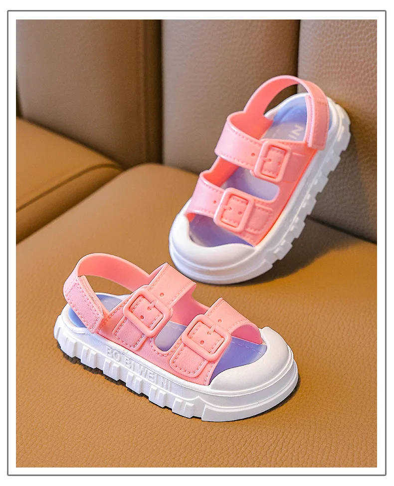 2026 Kinder Sandalen Jungen Mädchen Strandschuhe Weiche Leichte Geschlossene Outdoor-Sandalen für Kleinkinder Babyschuhe Sommer – Detail 17